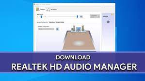 realtek hd audio manager for