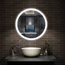 600mm Round Bathroom Mirror With Led