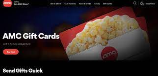 balance on your amc theatres gift card