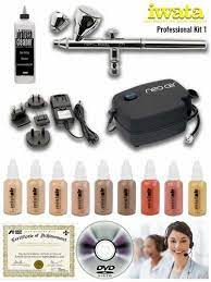 iwata professional airbrush makeup kit