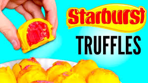 starburst chocolate candy truffles diy