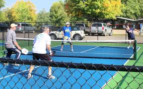 In pickleball the most advantageous position on the court is right at the kitchen line. New Pickleball Courts Open At Alexandria City Park Echo Press