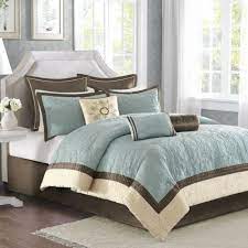 Brown Quilted Soft Comforter Set