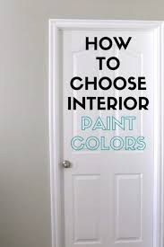 Choose Paint Colors For Your Home Interior