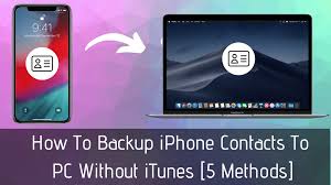 how to backup iphone contacts to pc