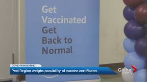 This page will be updated regularly. Peel Region Exploring Local Options In The Absence Of Covid 19 Vaccine Passports In Ontario Toronto Globalnews Ca