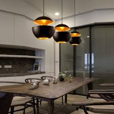 3x Black Pendant Light Bar Lamp Kitchen