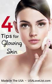 have glowing skin with these four tips