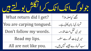english urdu sentences pdf