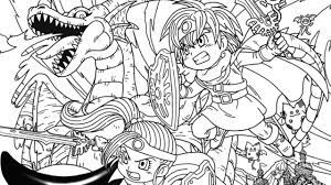 Download, color, and print these dragon coloring pages for free. Square Enix Shares Dragon Quest Coloring Sheets Nintendosoup