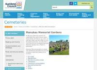manukau memorial gardens cemetery