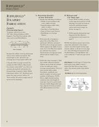Ripplefold Drapery System Fabrication Guide Updated July Pdf