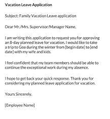leave application for office sles