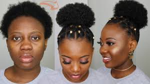 We have chosen some of the best styles to keep your look fresh at all times. 4c Natural Hair Spiced Up High Puff Protective Criss Cross Rubberband High Puff Style Tutorial Youtube