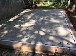 new stained concrete patio