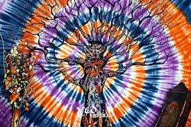 Colorful Mandala Tree Of Life Tapestry