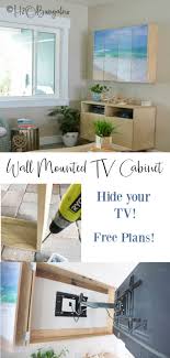 Diy Wall Mounted Tv Cabinet With Free