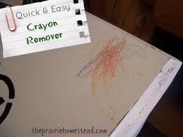 quick easy crayon remover the