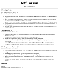 Apprentice Electrician Construction Space Saver Resume Samples