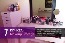 Easily find your cosmetics with our makeup organizers. 7 Diy Makeup Storage Ideas Made With Ikea Furniture American Beauty Association