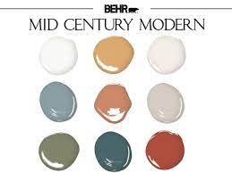 Behr Mid Century Modern Palette