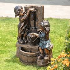 Girl Sculptural Outdoor Fountain