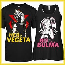 (video must be animation or amv.) Tag Your Vegeta Or Tag Your Bulma More Awesome Workout Gear For Couples Couples Clothes Gear Merch Dbz Drago Nerd Shirts Funny Nerd Shirts Dbz Shirts