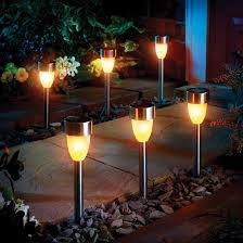 Solar Flame Effect Stake Lights