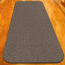 pebble gray hall area rug floor mat ebay