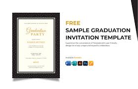 graduation invitation template in word