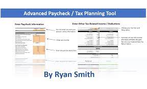 advanced paycheck tax calculator by