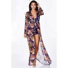 Astr the label sleeveless floral print maxi dress. Blossom Maxi Romper 155 Ils Liked On Polyvore Featuring Jumpsuits Rompers Royal Blue Flower Romper Wh Beachwear For Women Maxi Romper Dress Maxi Romper