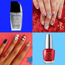 easy patriotic july 4th nail designs