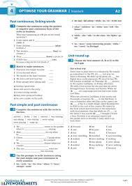 Complete The Sentences Using The Prompts In Brackets - TEENS4 UNIT 4 GRAMMAR worksheet