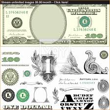 Dollar Bill Template Clipart