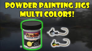 Tutorial Powder Paint Multi Colors On Jig Heads T Day Ep 2 Two Toned Pattern Diy At Home