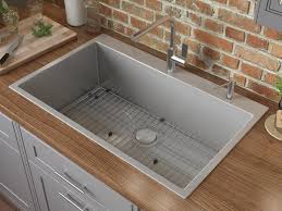 mount grey single bowl kitchen sink