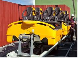 cheetah hunt coaster trains arrive at