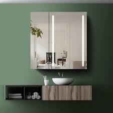 bathroom cine cabinet with mirror