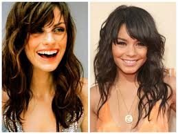 This hairstyle mostly suits the people with slim and oval shaped faces. The Best Bang Hairstyles For Oval Face Shapes Women Hairstyles