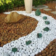 Greek White Pebble Stone Home Garden
