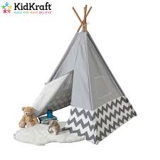 Мебели за детската стая, текстил. Kidkraft Detska Palatka Deluxe Gray 00229 Detski Igrachki Ot Igra4kite Com