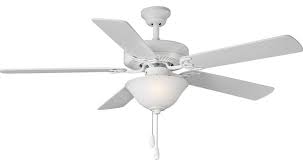 5 Blade 52 Ceiling Fan With Alabaster
