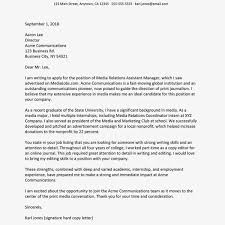 Sample Cover Letter For A Recent College Graduate In