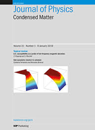 Recognizing that materials discovery and development facilitate groundbreaking technologies bridging multiple dis. Journal Of Physics Condensed Matter Iopscience Publishing Support
