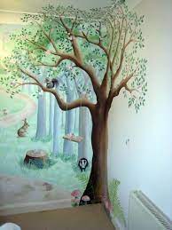 woodland mural wandgemälde kinder