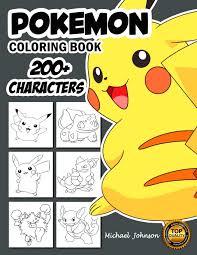 Ta din fantasi till en ny realistisk nivå! Amazon Com Pokemon Coloring Book 200 Pokemon Characters Pikachu Dragonite Charmander Eevee Squirtle Bulbasaur Coloring Pages Coloring Book For Kids Pokemon Coloring Pages Unofficial 9798649603089 Publication Michael Johnson Books