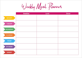 ᐈ free printable meal planner templates