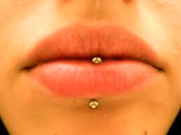 lip piercings labret lowbret and