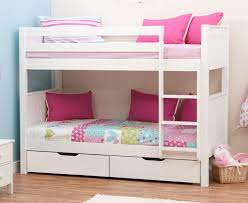 short bunk beds with storage